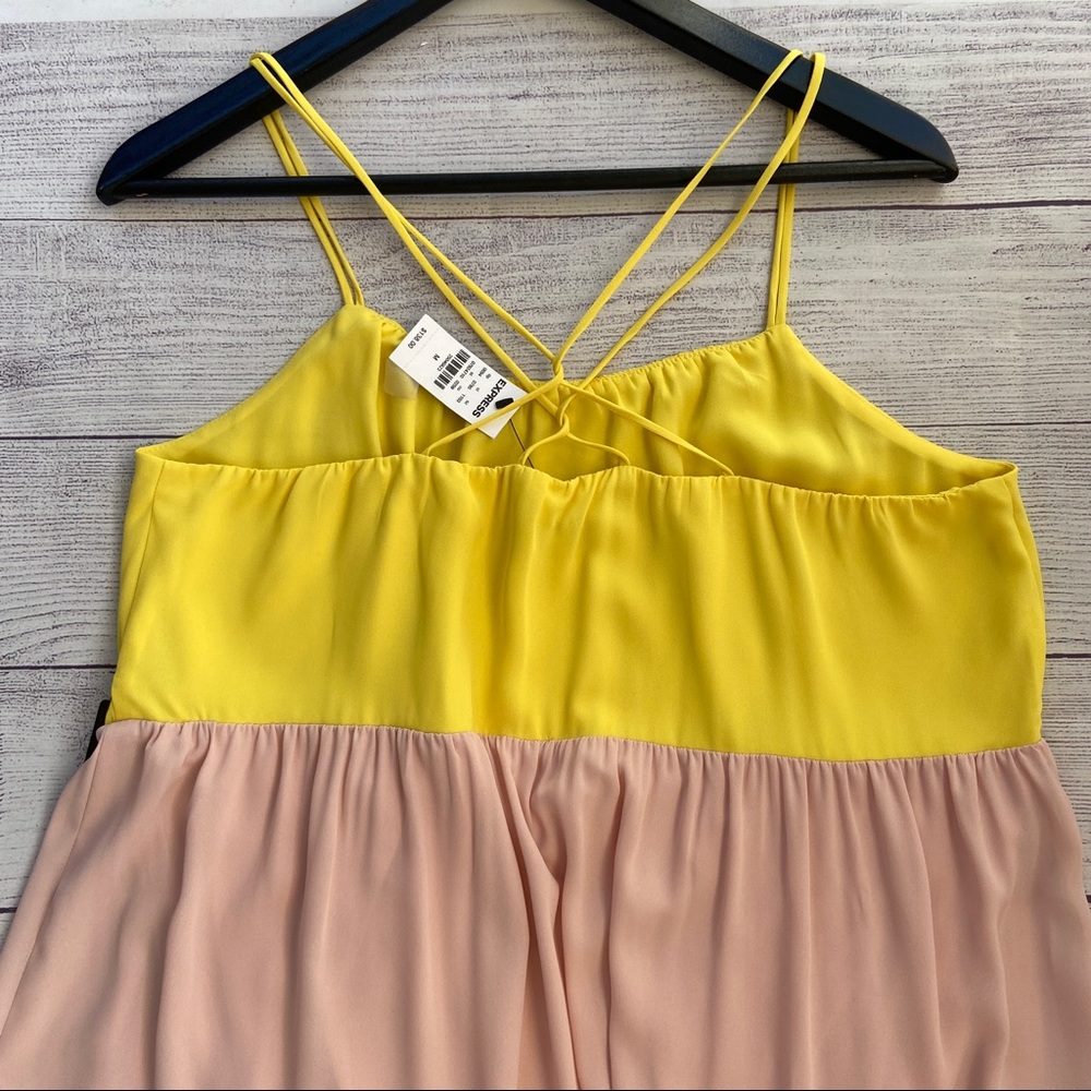 EXPRESS Color Block Maxi Dress - Picture 7 of 12